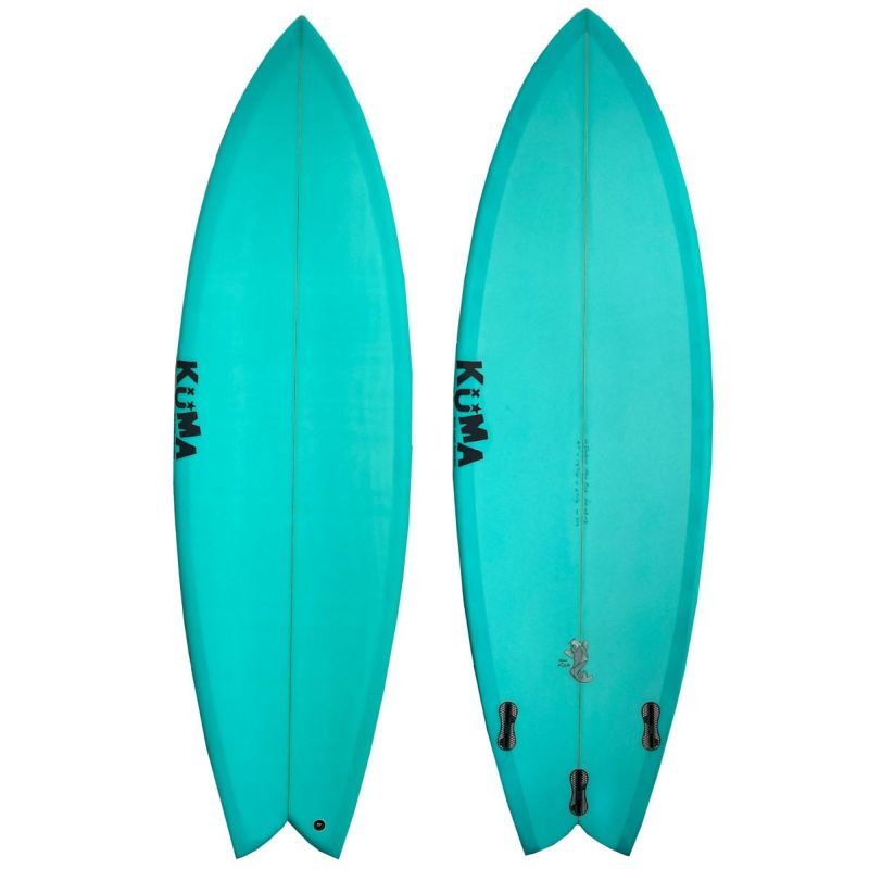 KUMA Surfboards NEW FISH PU BLANKS FCS2 3FIN 29.03L 220000022106 サーフ ボード