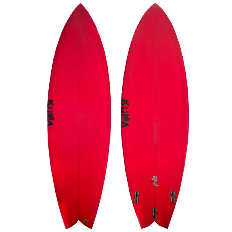 KUMA Surfboards NEW FISH PU BLANKS FCS2 3FIN 27.98L 220000022107 サーフ ボード
